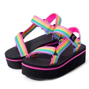 EUC kids platform sandals